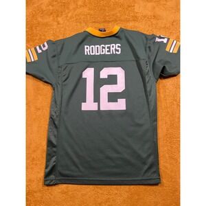 Kids Green Bay Packers Aaron Rodgers 12‎ NFL Team Apparel Jersey youth XL